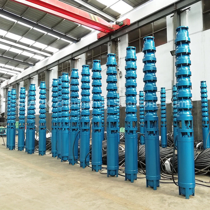 22kW Cast Iron Multistage Submersible Deep Well Pump để chiết xuất nước dòng chảy cao