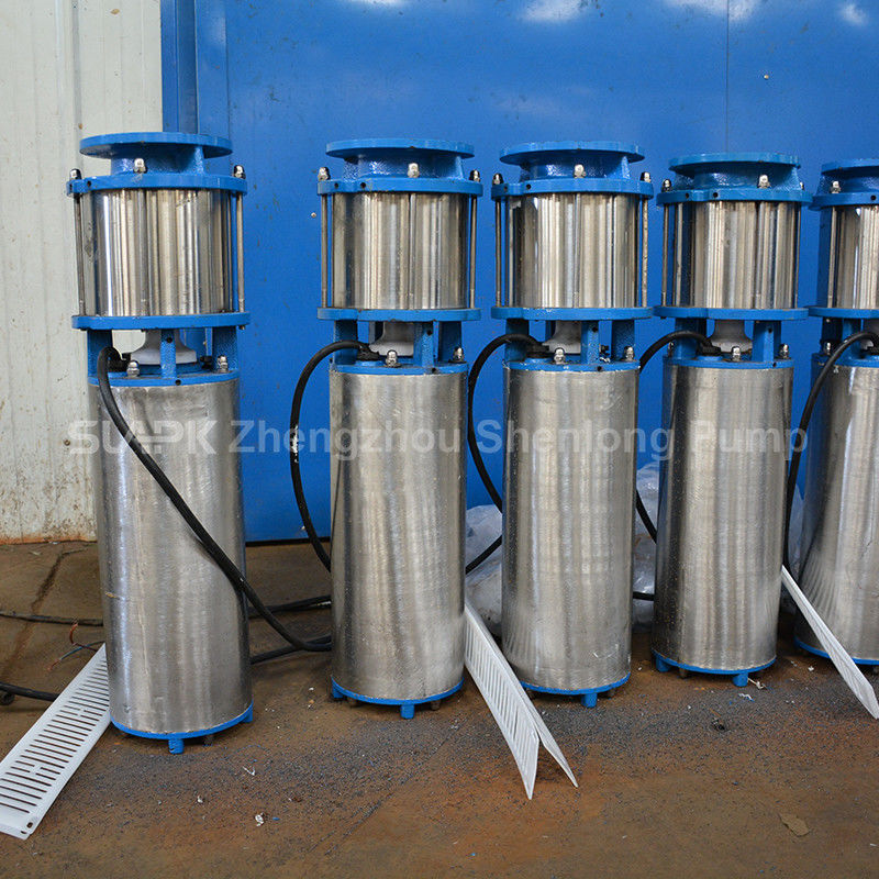 167m³/h Lưu lượng 40m Cột áp Bơm chìm Inox cho Giếng sâu và Giếng khoan