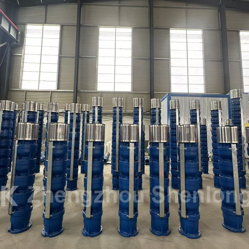 Bơm chìm lưu lượng lớn 600 m³/h với động cơ 75kW và cánh quạt SS304