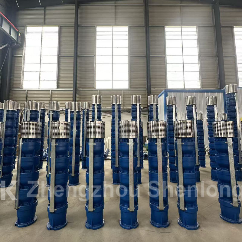Bơm chìm lưu lượng lớn 600 m³/h với động cơ 75kW và cánh quạt SS304