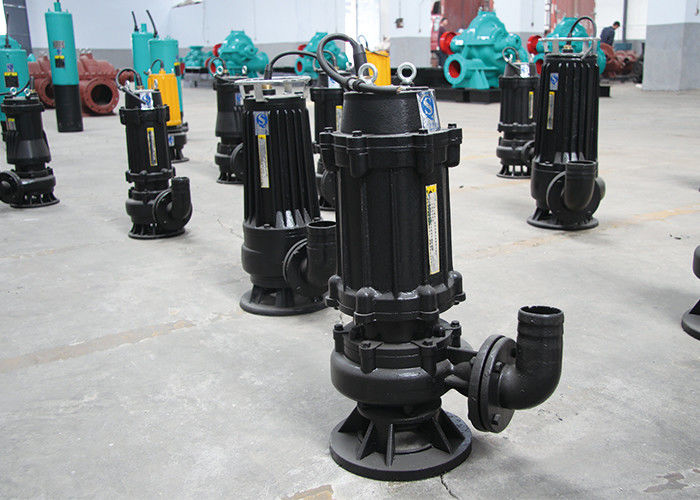 Máy bơm nước thải ngầm hỗn hợp tự động với động cơ dây đồng 100% và tốc độ dòng chảy 5-300m3/h