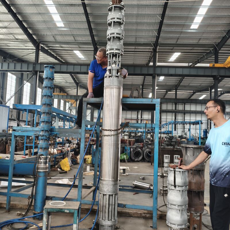 300QJH400-80/2-150KW Thép không gỉ Bơm chìm sâu chống ăn mòn Giải pháp cung cấp nước cho các nền tảng ngoài khơi