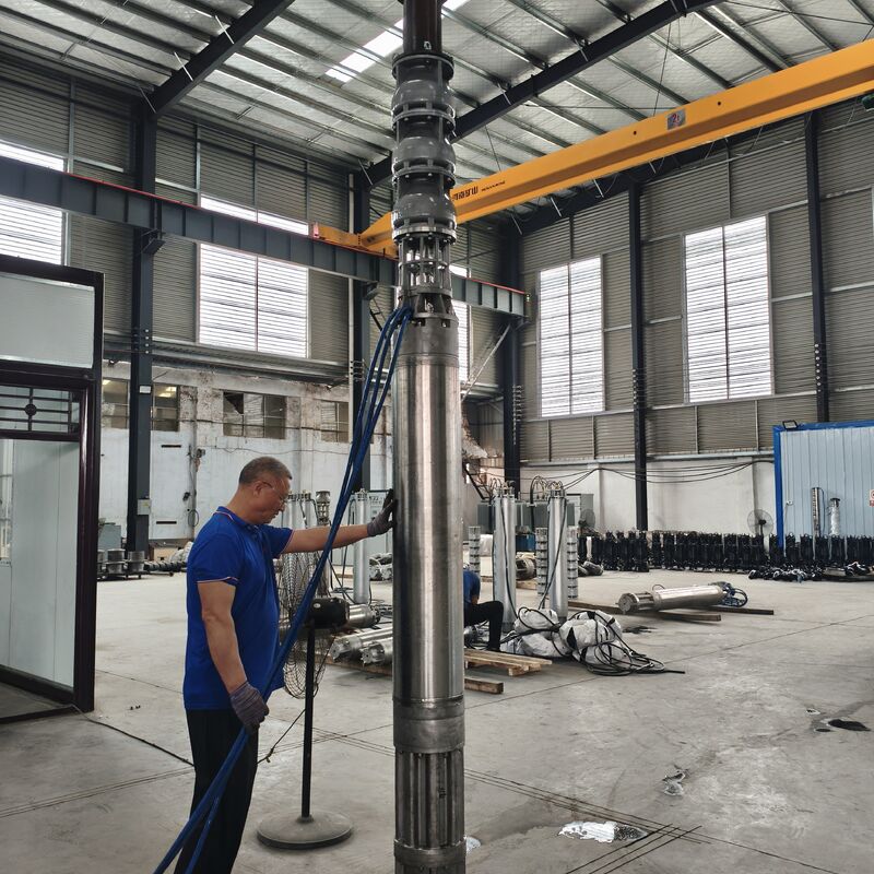 300QJH400-80/2-150KW Thép không gỉ Bơm chìm sâu chống ăn mòn Giải pháp cung cấp nước cho các nền tảng ngoài khơi