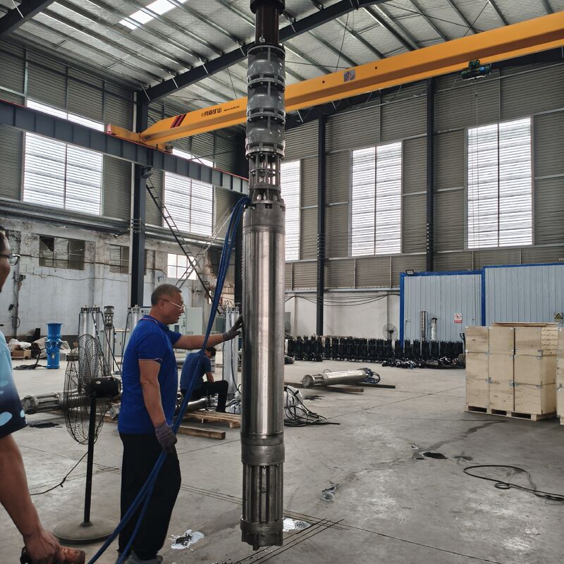 300QJH400-80/2-150KW Thép không gỉ Bơm chìm sâu chống ăn mòn Giải pháp cung cấp nước cho các nền tảng ngoài khơi