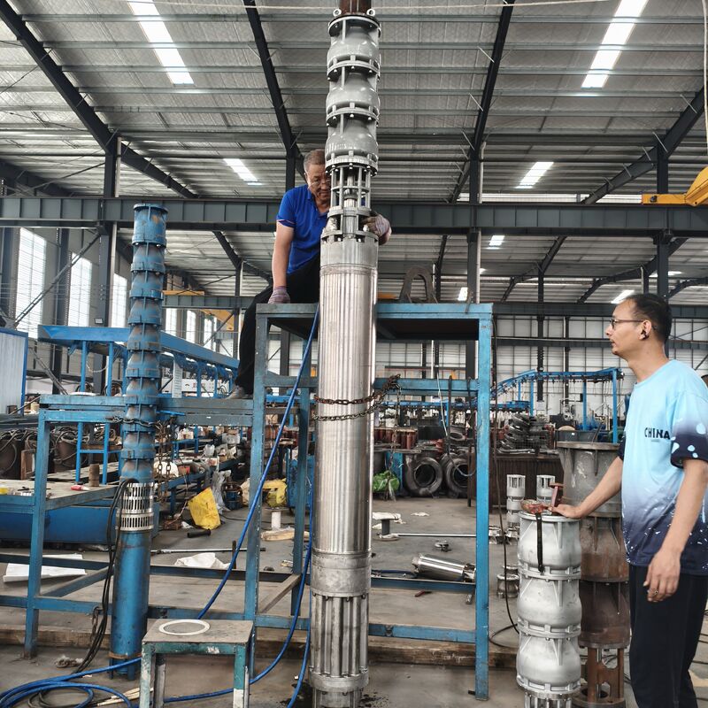 300QJH400-80/2-150KW Thép không gỉ Bơm chìm sâu chống ăn mòn Giải pháp cung cấp nước cho các nền tảng ngoài khơi