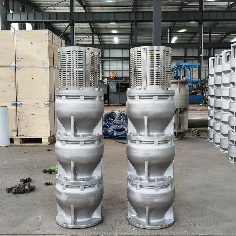 Máy bơm chìm giếng sâu 6 inch bằng thép không gỉ 2205 với lưu lượng 15 m³/h và cột áp 180m
