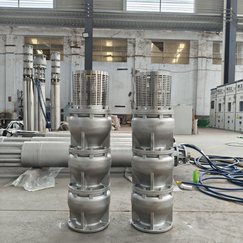 Máy bơm chìm giếng sâu 6 inch bằng thép không gỉ 2205 với lưu lượng 15 m³/h và cột áp 180m