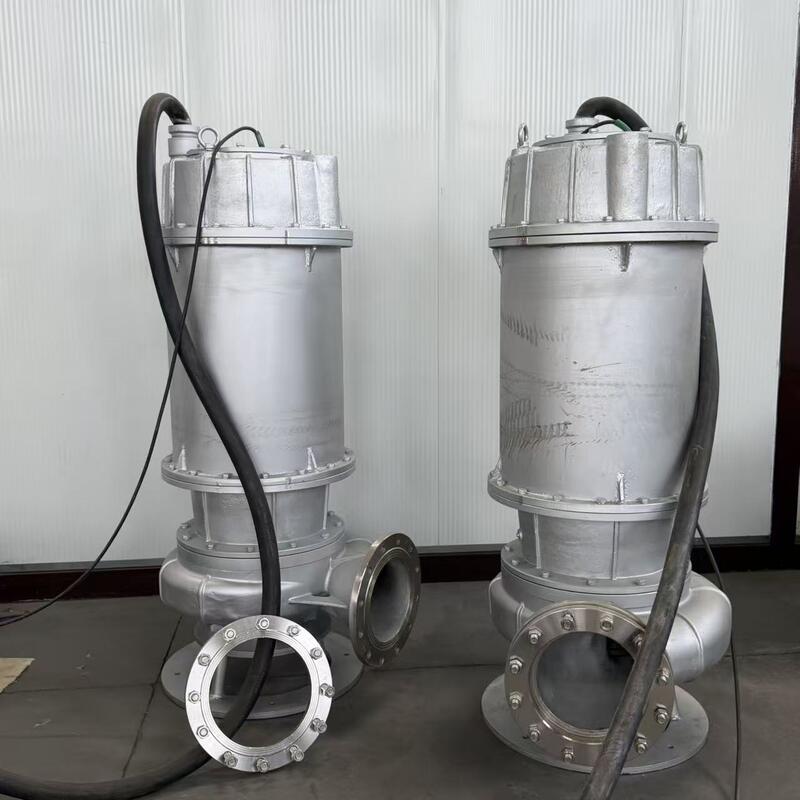 Máy bơm nước thải chìm bằng thép không gỉ với dòng chảy 80 m3/h và đầu 10 m để thoát nước thải