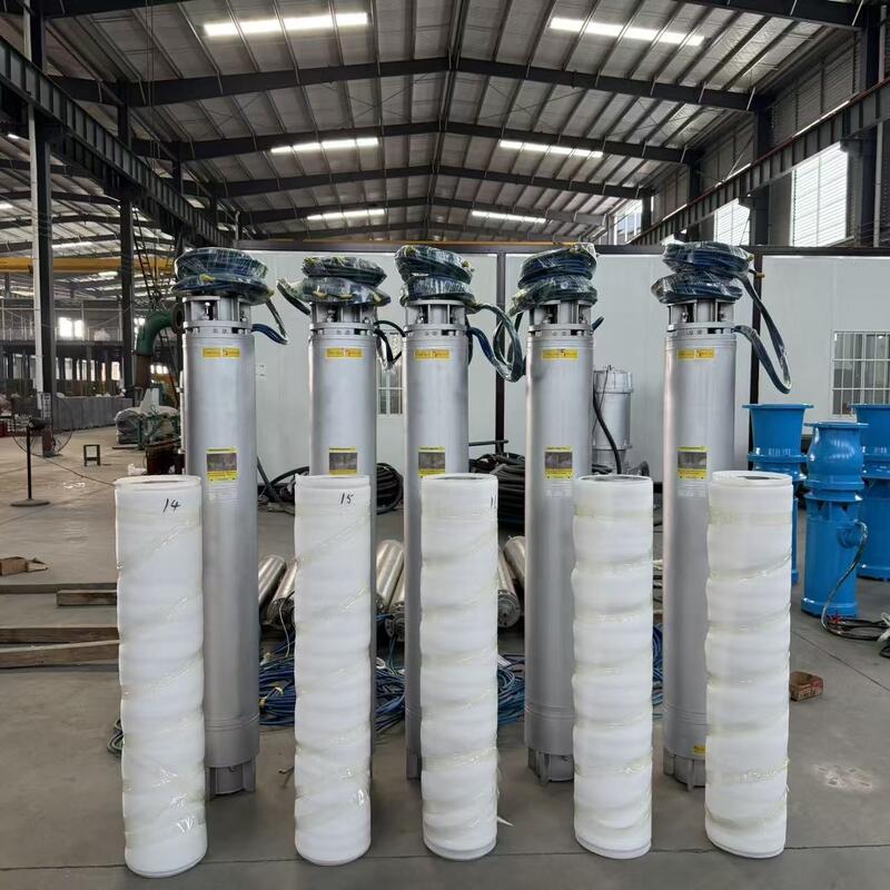 Máy bơm nước biển chìm bằng thép không gỉ với thiết kế đầu cao đa giai đoạn và cấu hình tùy chỉnh