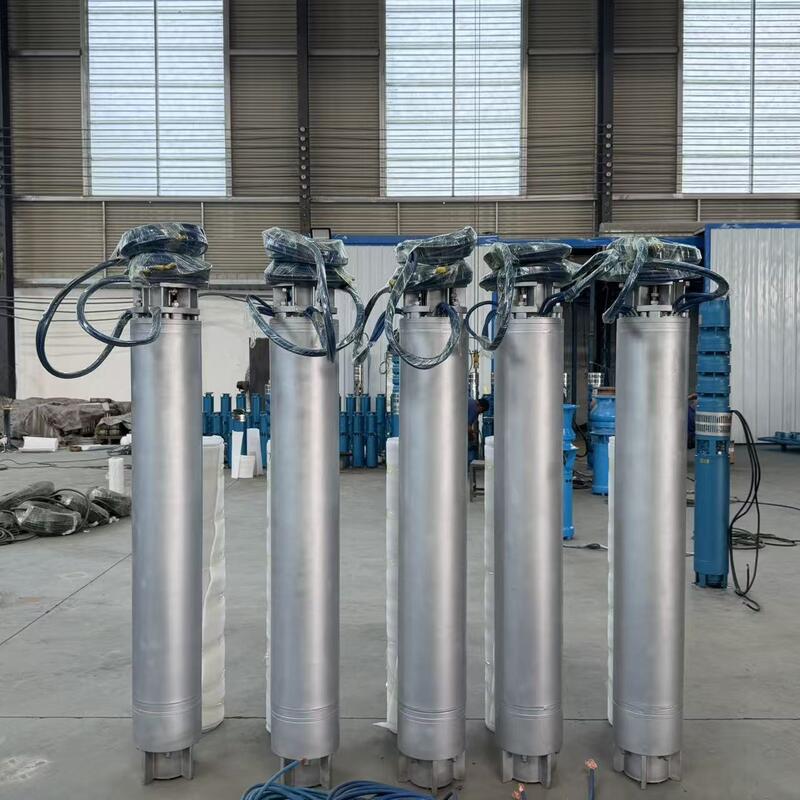 Máy bơm nước biển chìm bằng thép không gỉ với thiết kế đầu cao đa giai đoạn và cấu hình tùy chỉnh