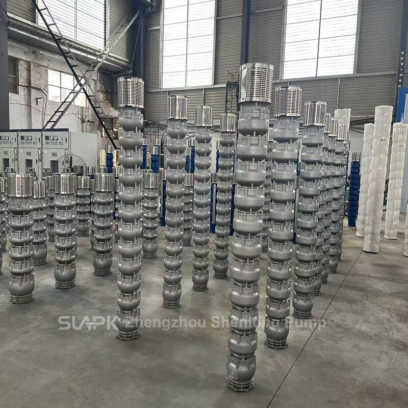 Máy bơm chìm giếng khoan bằng thép không gỉ 300QJH-300-62-75KW với lưu lượng 300 m³/h và đầu 62m để truyền nước công nghiệp chống ăn mòn