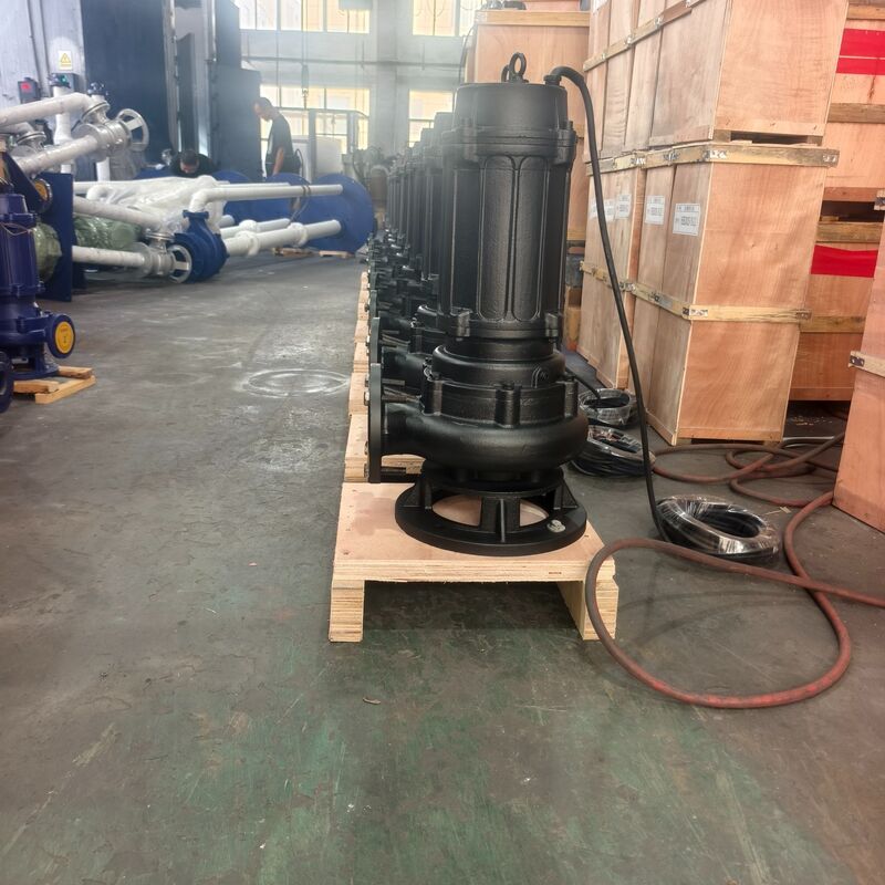 Máy bơm nước thải ngầm 100WQ80-20-7.5kW với dòng chảy 80m3/h, đầu 20m và động cơ 7,5kW để thoát nước thải