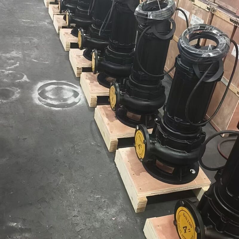 Máy bơm nước thải ngầm 100WQ80-20-7.5kW với dòng chảy 80m3/h, đầu 20m và động cơ 7,5kW để thoát nước thải