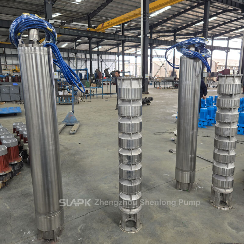 Máy bơm chìm thép không gỉ với chuyển nước đầu cao và các thông số điện tùy chỉnh cho các ứng dụng biển