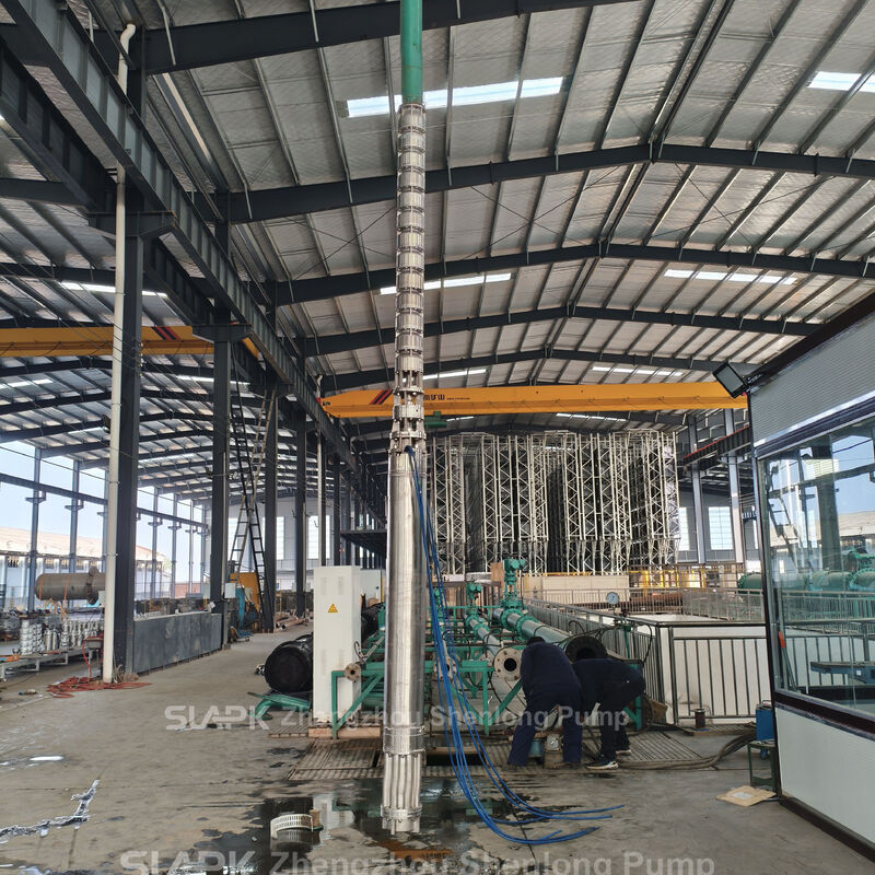 250QJH108-240-132KW Bơm chìm bằng thép không gỉ đúc với cột áp 240m cho Lấy nước biển
