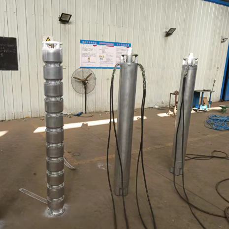 Bơm chìm bằng thép không gỉ 140 kW với cột áp 220 m và lưu lượng 136 m³/h cho ứng dụng giếng sâu