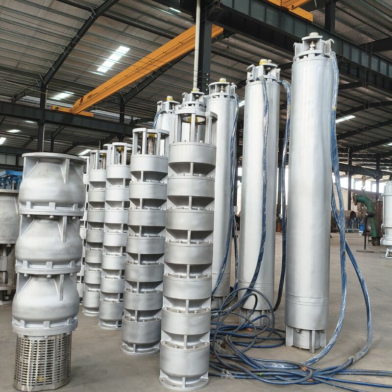 525 m3/h Dòng chảy 350 m Đầu 1000 kW Sức mạnh Thép không gỉ Máy bơm nước biển chìm sâu