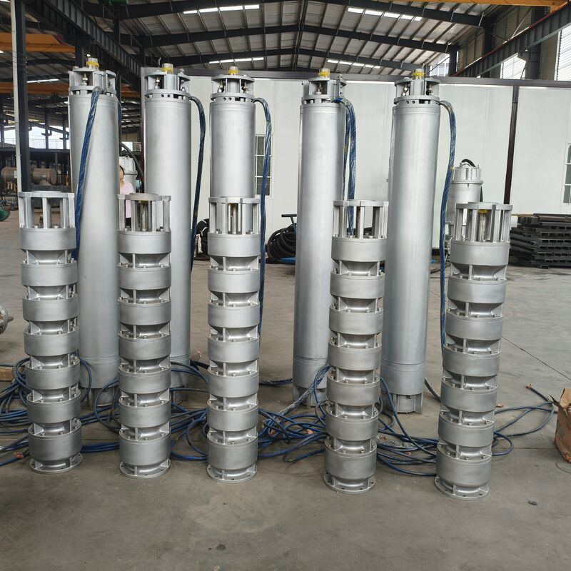 525 m3/h Dòng chảy 350 m Đầu 1000 kW Sức mạnh Thép không gỉ Máy bơm nước biển chìm sâu