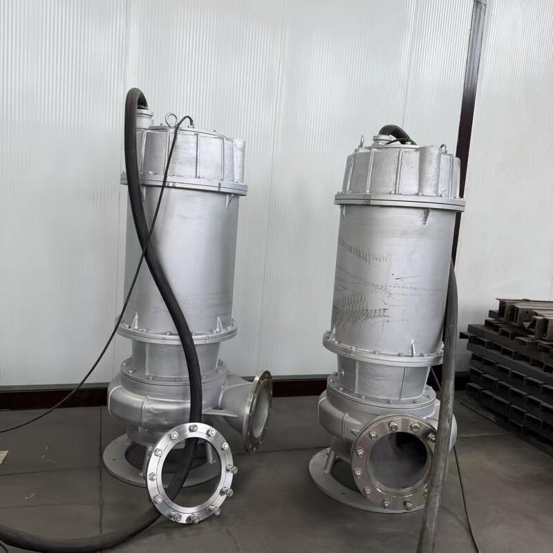 Bơm chìm xử lý nước thải bằng thép không gỉ 316 với lưu lượng 1000 m³/h và trục bằng thép không gỉ Duplex 2205 cho nước thải