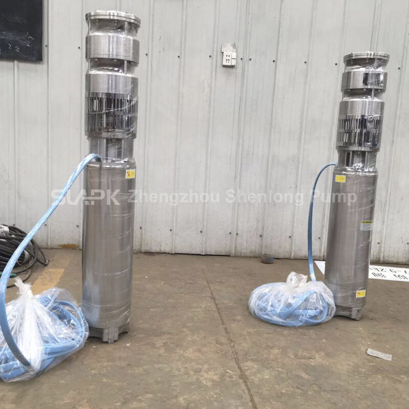 Máy bơm giếng chìm thép không gỉ 55KW với dòng chảy 40 m3/h cho các ứng dụng giếng sâu