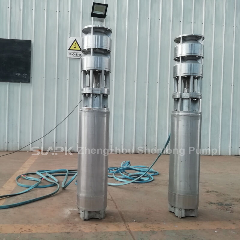 Máy bơm giếng chìm thép không gỉ 55KW với dòng chảy 40 m3/h cho các ứng dụng giếng sâu