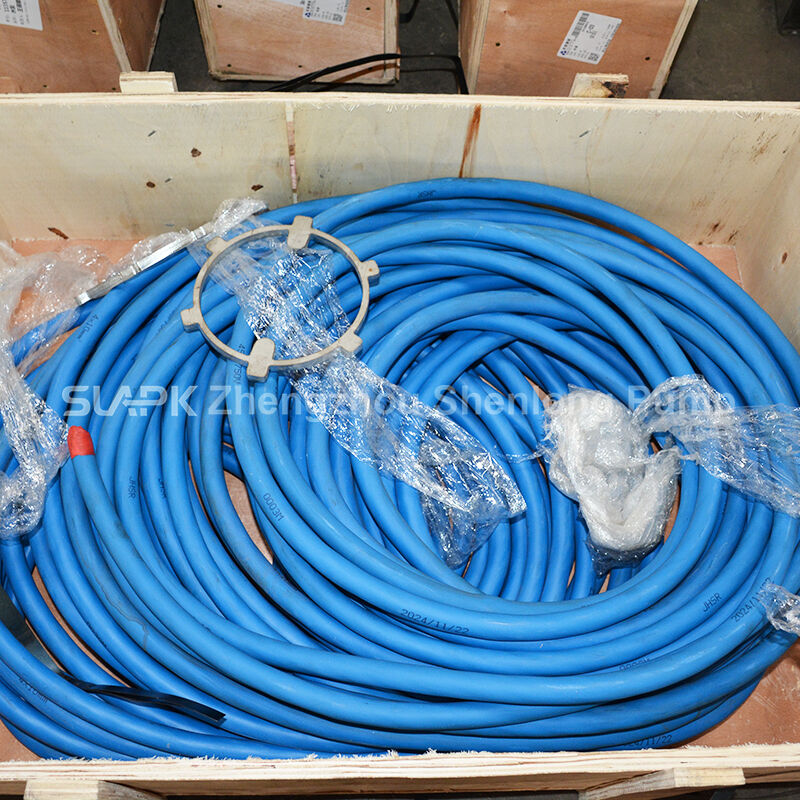 Bơm chìm giếng sâu lưu lượng 300 m³/h, cột áp 100 m, động cơ 140 kW cho ứng dụng nước biển