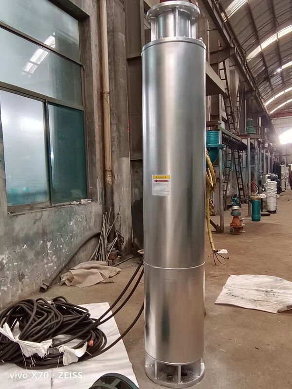 WQD450-35-75KW Bơm chìm nước thải đa tầng hút đáy với lưu lượng 450 m³/h và cột áp 35 m