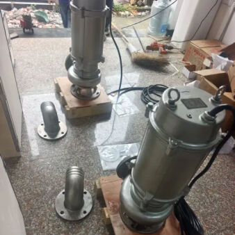 Máy bơm chìm nước thải bằng thép không gỉ 45KW 440V 60Hz dùng cho thoát nước thải lưu lượng lớn