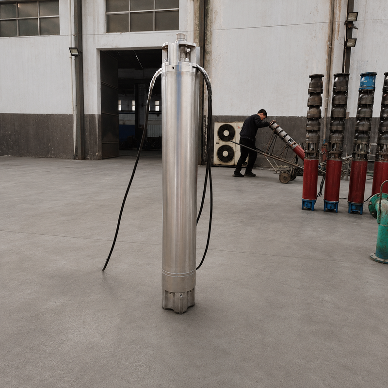 200QJH150-150-110kW Máy bơm giếng sâu thép không gỉ Lưu lượng cao, bơm đầu cao cho giếng sâu và hệ thống nước kỹ thuật