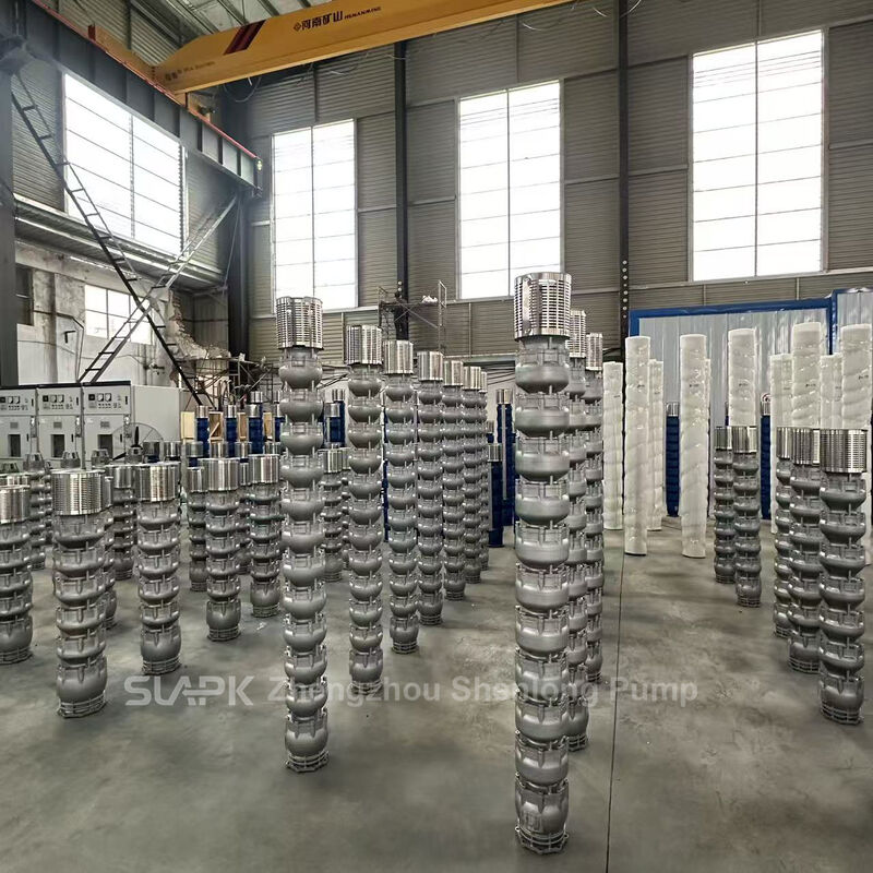Máy bơm giếng sâu bằng thép không gỉ với động cơ 90 kW và dòng chảy 140 m3/h để truyền nước công suất cao