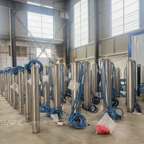 Máy bơm giếng sâu bằng thép không gỉ với động cơ 90 kW và dòng chảy 140 m3/h để truyền nước công suất cao
