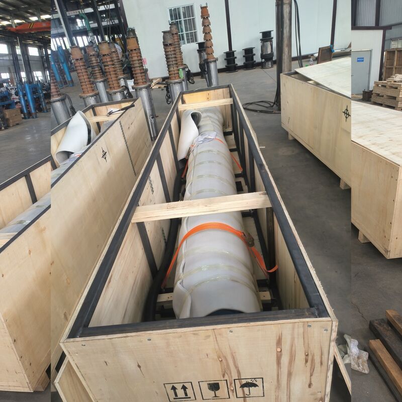 Máy bơm nước ngập nước cao áp 300KW để khử nước mỏ Bauxite với máy đẩy thép không gỉ
