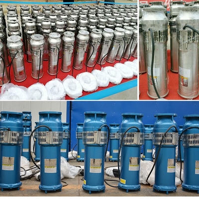 Máy bơm chìm 65m3 / H Màu thép không gỉ màu bạc