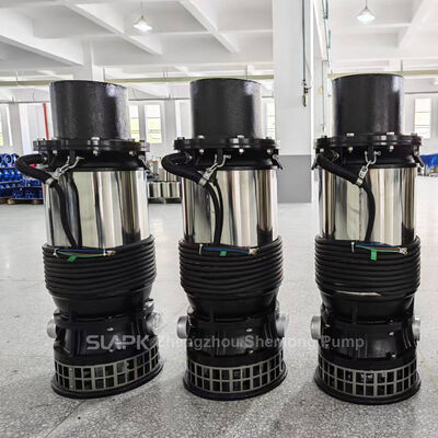 Máy bơm thoát nước dòng chảy cao di động 510 m3/h với đường thoát đường kính lớn DN150-DN300mm cho nuôi trồng thủy sản và tưới tiêu