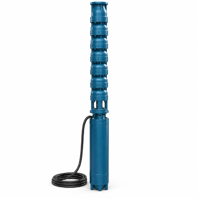 Máy bơm chìm giếng sâu 15kW với dòng chảy 58-68 m3/h và cửa ra 4 inch để cung cấp nước khoan