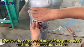 Video trình diễn tháo gỡ máy bơm chìm bằng thép không gỉ